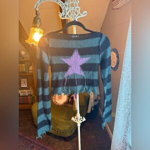 Urban Outfitters UO Rock Star Distressed Sweater: Women's Size XS.